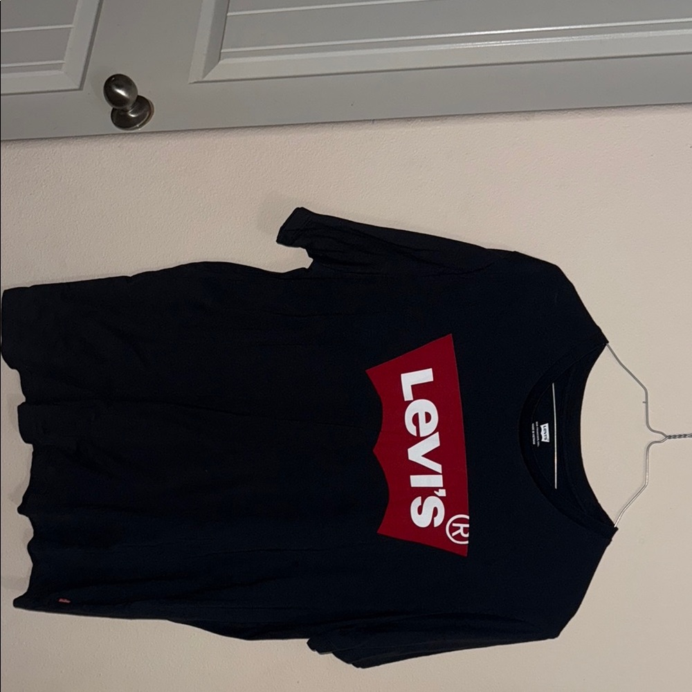 Levi's Navy Tee with Red Logo